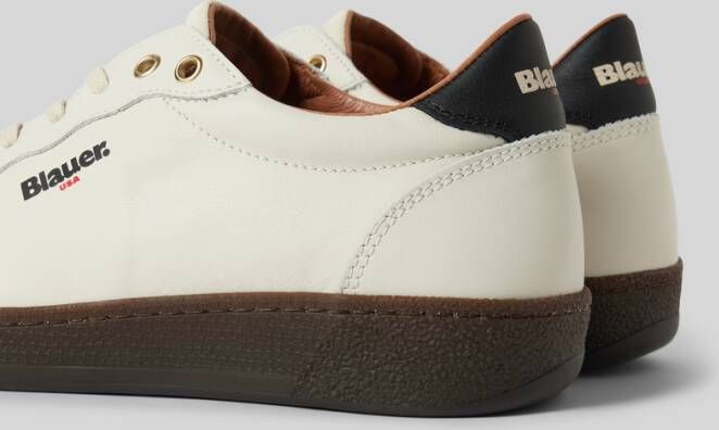 Blauer USA Leren sneakers met labeldetails model 'MURRAY'