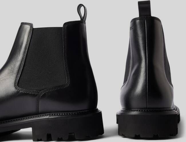 Boss Chelsea boots van leer met treklus model 'Julyo'