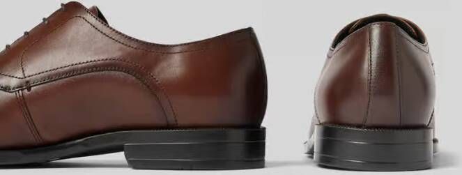 Boss Leren derbyschoenen met labeldetails model 'Tayil'