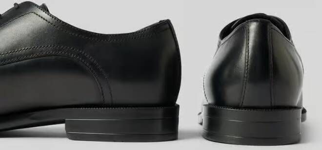 Boss Leren derbyschoenen met labeldetails model 'Tayil'