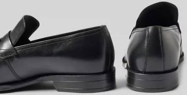 Boss Leren loafers met labeldetails model 'Tayil'