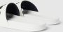 Hugo Boss Italiaans gemaakte Kirk Slides met contrastlogo White Heren - Thumbnail 5