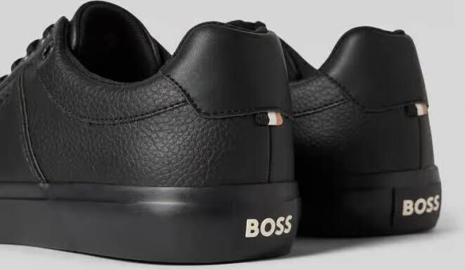 Boss Sneakers met label in reliëf model 'Aiden'