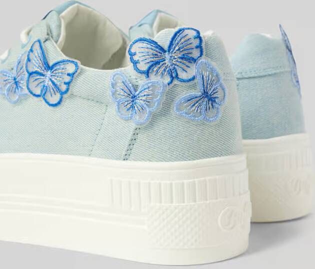 Buffalo Plateausneakers in denimlook model 'BUTTERFLY'