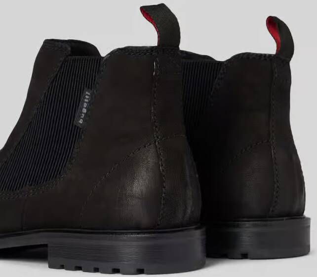 Bugatti Chelsea boots van leer met treklus model 'Bonifacio'