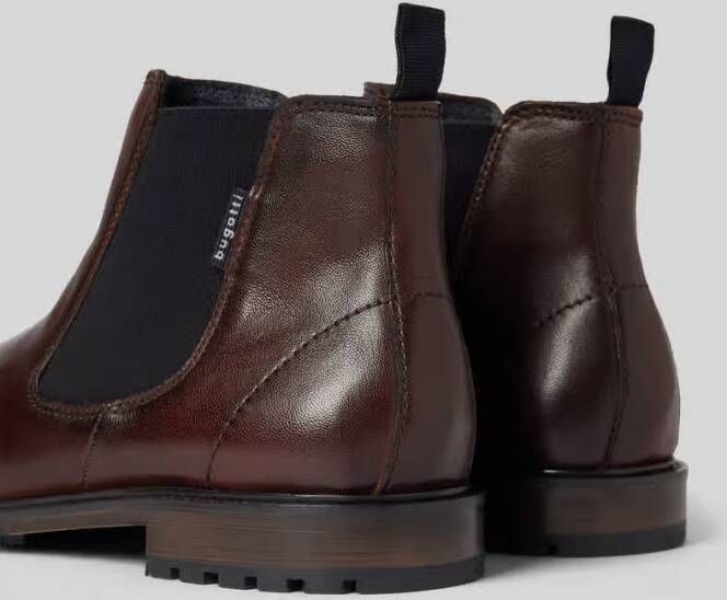 Bugatti Chelsea boots van leer met treklus model 'Bonifacio'