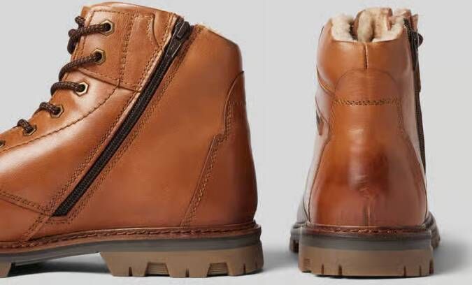 Bugatti Veterboots van leer met labelpatch model 'Medro'