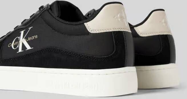 Calvin Klein Jeans Leren sneakers met labeldetails model 'CLASSIC CUPSOLE LOW MIX'