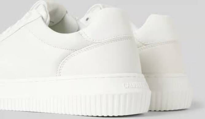 Calvin Klein Jeans Leren sneakers met labelprint model 'CHUNKY CUPSOLE CLEANLOW'