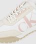 Calvin Klein New Retro Runner Laceup Low Veterschoenen Laag wit - Thumbnail 10