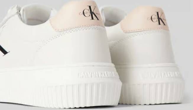 Calvin Klein Jeans Sneakers van leer met labeldetail model 'CHUNKY'