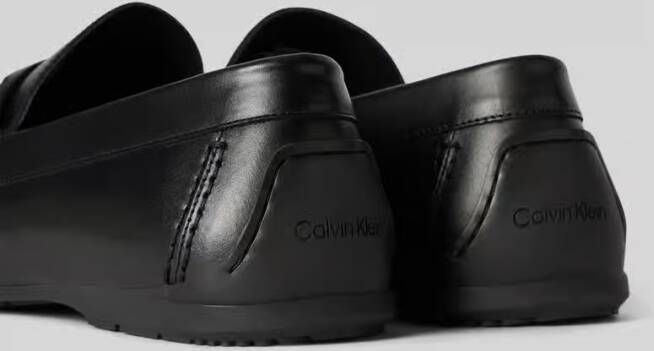 CK Calvin Klein Leren loafers met labelapplicatie model 'DRIVER'