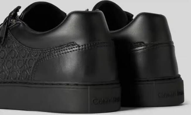 CK Calvin Klein Leren sneakers met ritssluiting opzij