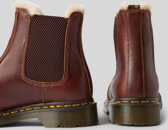 Dr. Martens Chelsea boots van leer met binnenvoering model 'Leonore'