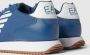 EA7 Emporio Armani Sneakers van leermix met labelprint model 'Basic Runner Eagle' - Thumbnail 2