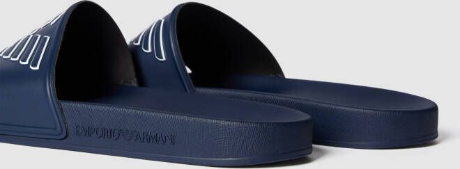 Emporio Armani Slippers met labeldetails