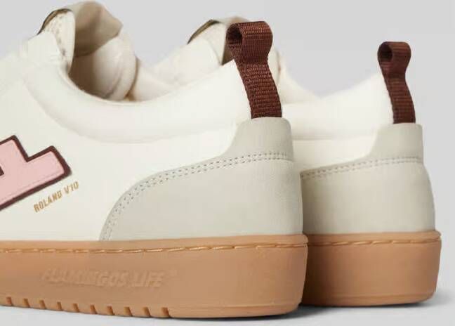 Flamingos Life Sneakers met labelpatch model 'ROLAND V.10'