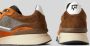 Floris van Bommel Leren sneakers met labelpatch model 'De Zager' - Thumbnail 2