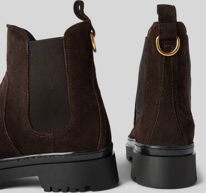 Gant Chelsea boots van leer met applicatie model 'Aligrey'