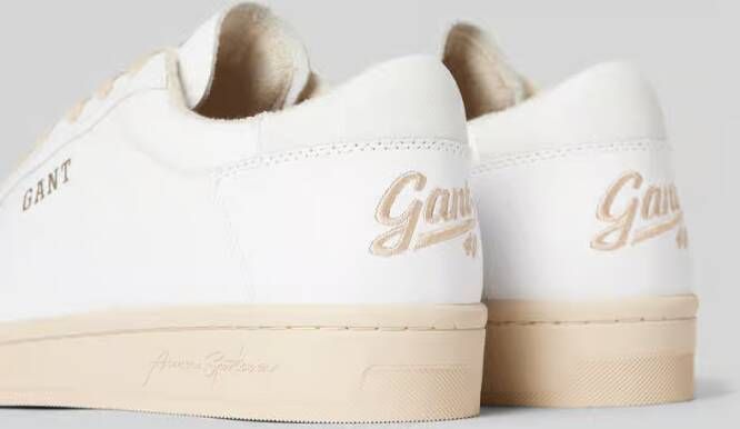 Gant Sneakers van leer met vetersluiting