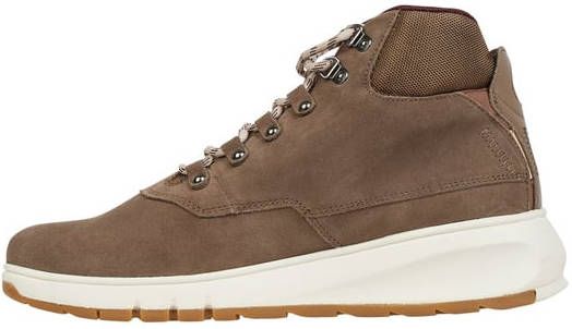 Geox High top sneakers van textiel en leer model 'Aerantis'