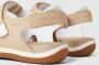 Geox Sandalen in taupe in glanzende look model 'VEGA' - Thumbnail 11