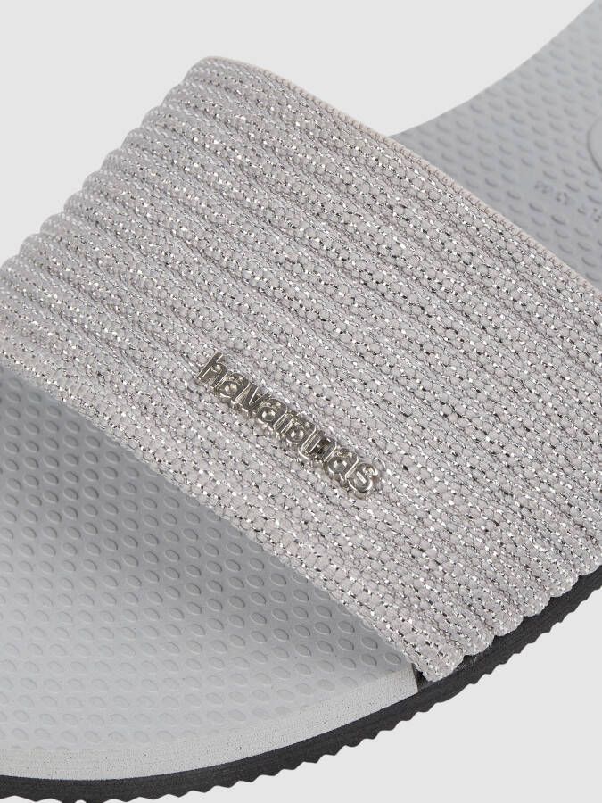 Havaianas Slippers met glittereffect