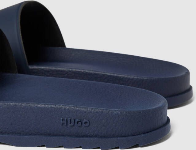 HUGO Slippers met labeldetails model 'MATCH'