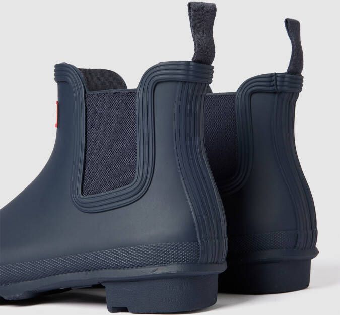 Hunter Chelsea boots met labeldetail