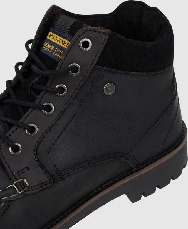 jack & jones Leren boots met siernaden model 'Brockwell'