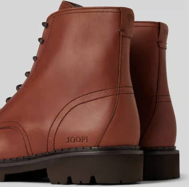 JOOP! SHOES Leren boots met labeldetails model 'loreto hektor'