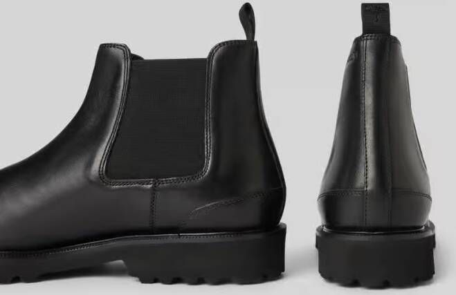 JOOP! SHOES Chelsea boots van leer met label in reliëf model 'pero danilo'