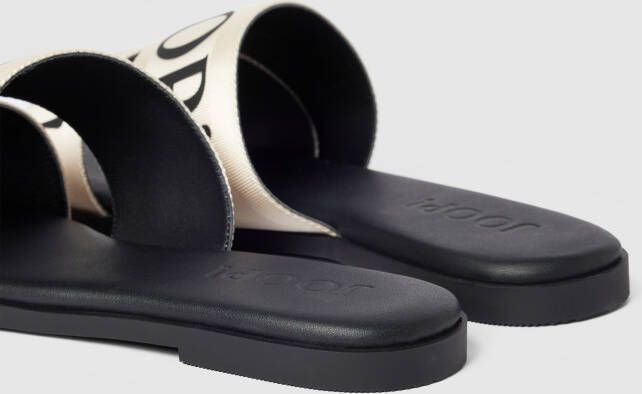 Joop! Slippers met labeldetails model 'nastro merle'