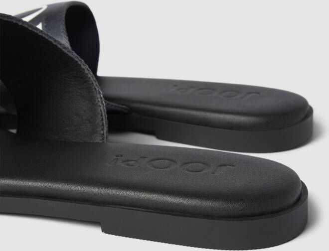 Joop! Slippers met labeldetails model 'nastro merle'