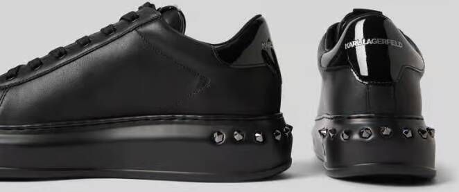 Karl Lagerfeld Leren sneakers met labelapplicatie