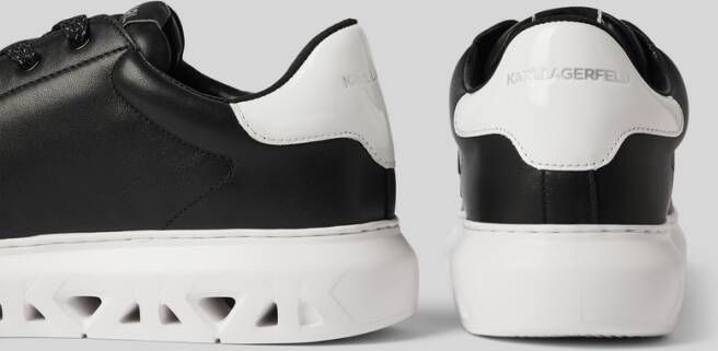 Karl Lagerfeld Leren sneakers met labeldetails model 'KAPRI'