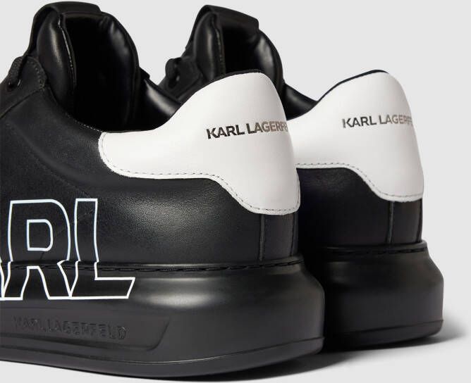 Karl Lagerfeld Sneakers van leer met labelprint