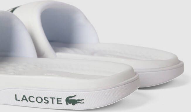 Lacoste Instappers met labelapplicatie model 'Croco Dualiste'