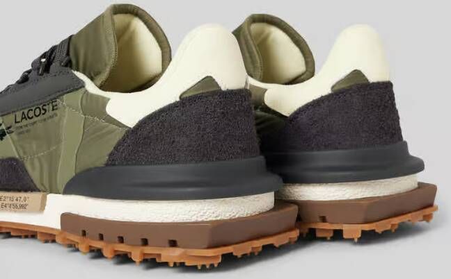 Lacoste Leren sneakers met contrastgarnering model 'ELITE ACTIVE'