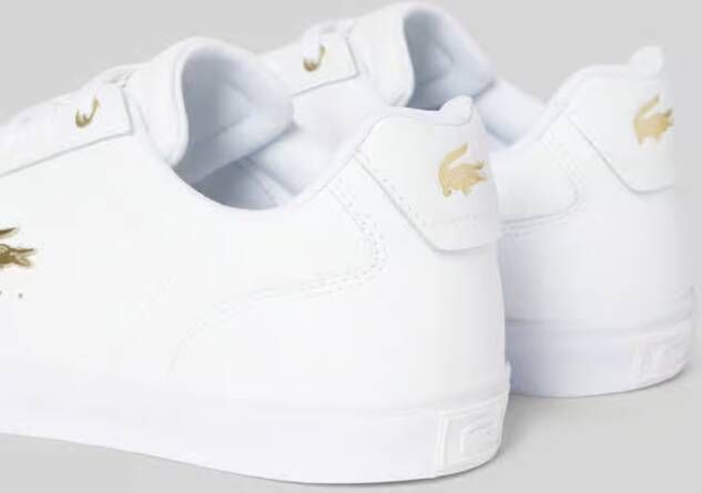 Lacoste Leren sneakers met labelapplicatie model 'LEROND'