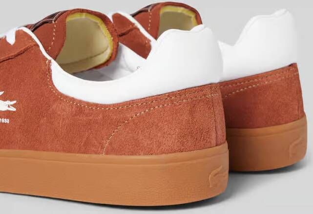 Lacoste Leren sneakers met labeldetail model 'BASESHOT'