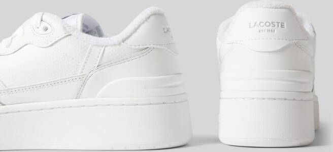 Lacoste Leren sneakers met labeldetails