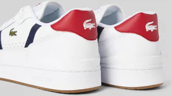 Lacoste Leren sneakers met labelstitching