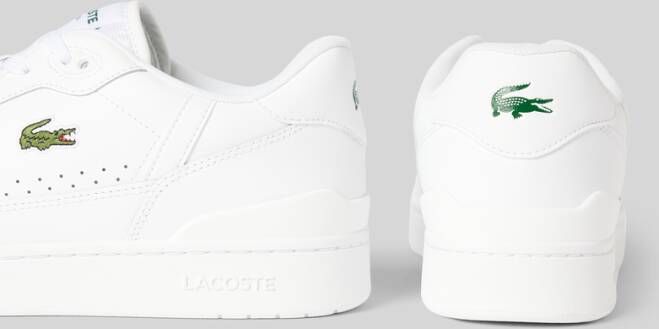 Lacoste Leren sneakers met logostitching