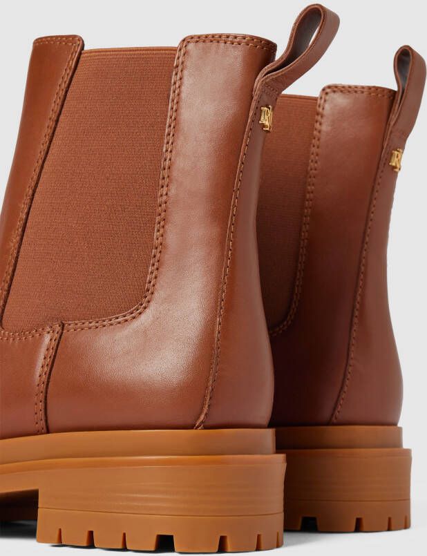 Lauren Ralph Lauren Chelsea boots met rubberen inzetten model 'CORINNE'