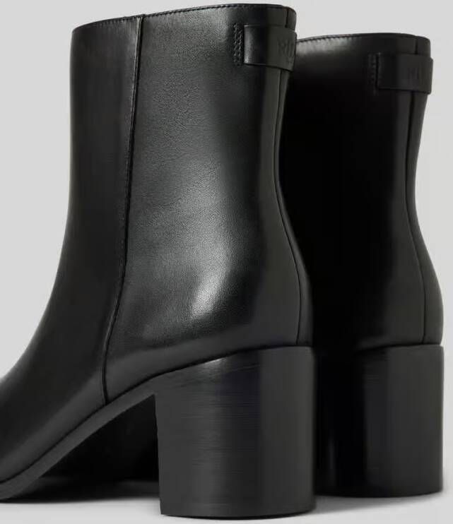 Lauren Ralph Lauren Leren boots met blokhak model 'CASSIE'