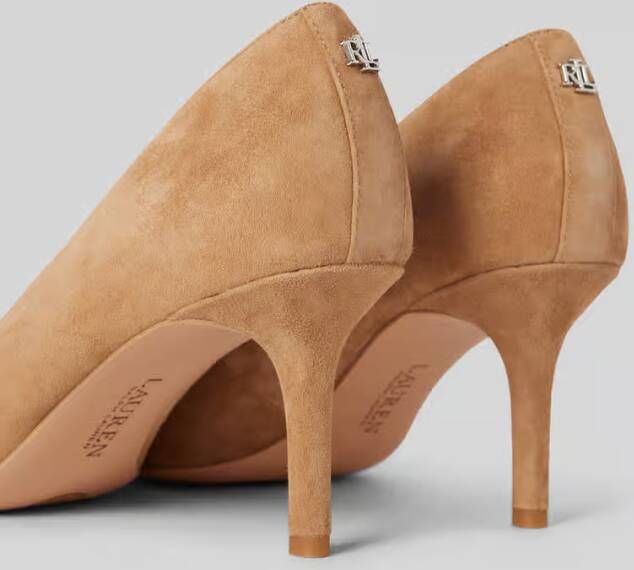 Lauren Ralph Lauren Leren pumps met naaldhak model 'LANETTE'