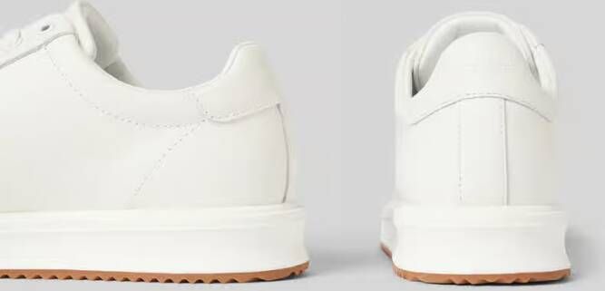 Lauren Ralph Lauren Leren sneakers met labelstitching model 'AINSLEY'