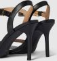 Lauren Ralph Lauren Leren sandalen met naaldhak model 'GWEN' - Thumbnail 8