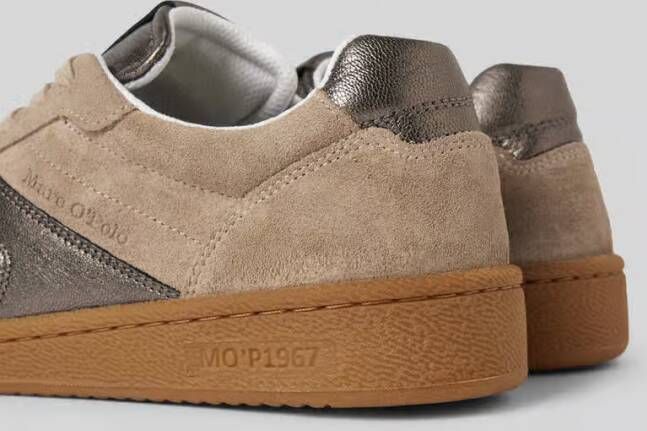 Marc O'Polo Platte lage sneakers met glanzende applicaties